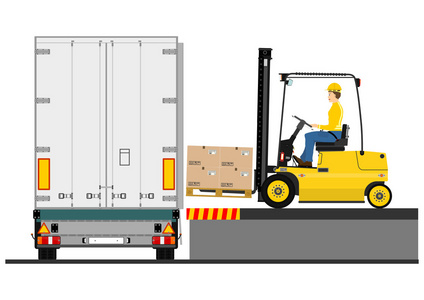 叉式装卸车 现代物流装卸搬运的核心利器